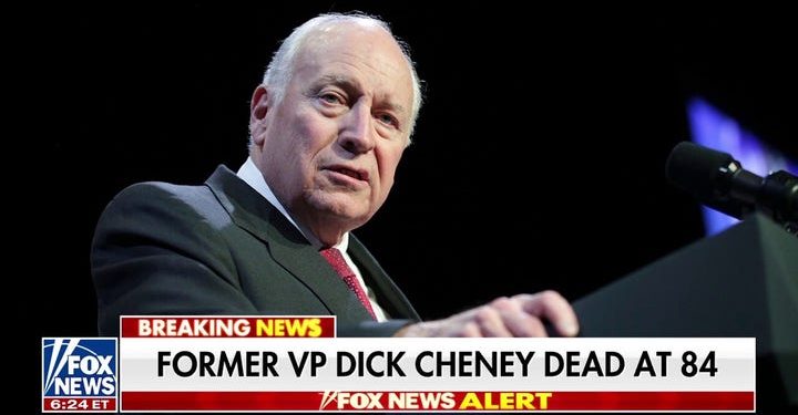 Trump not invited to Dick Cheney funeral