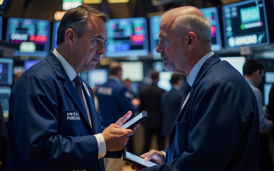 AI generated image of traders